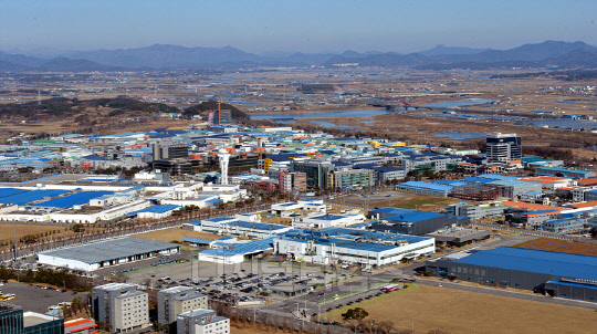 광주첨단 국가산업단지 전경. <한국전력 제공>